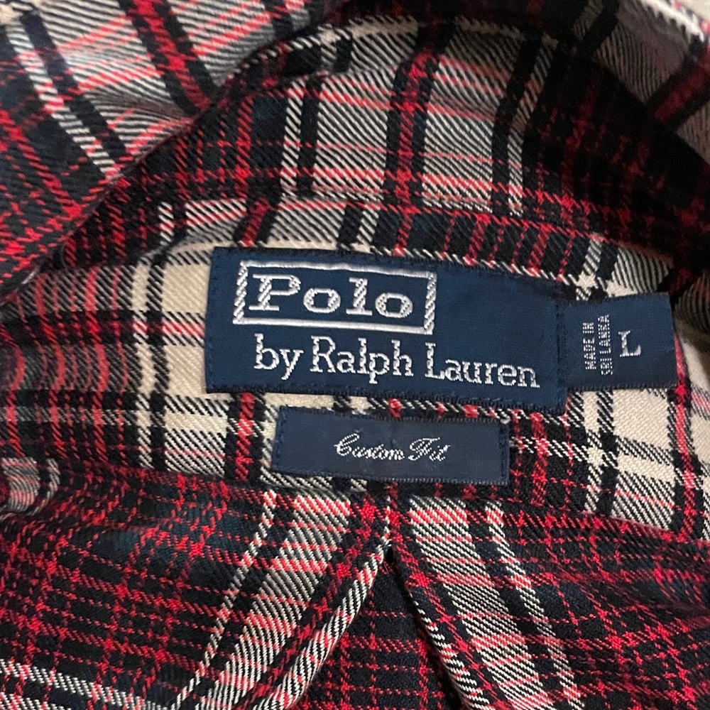 Polo by Ralph Lauren Red and Black Plaid Shirt